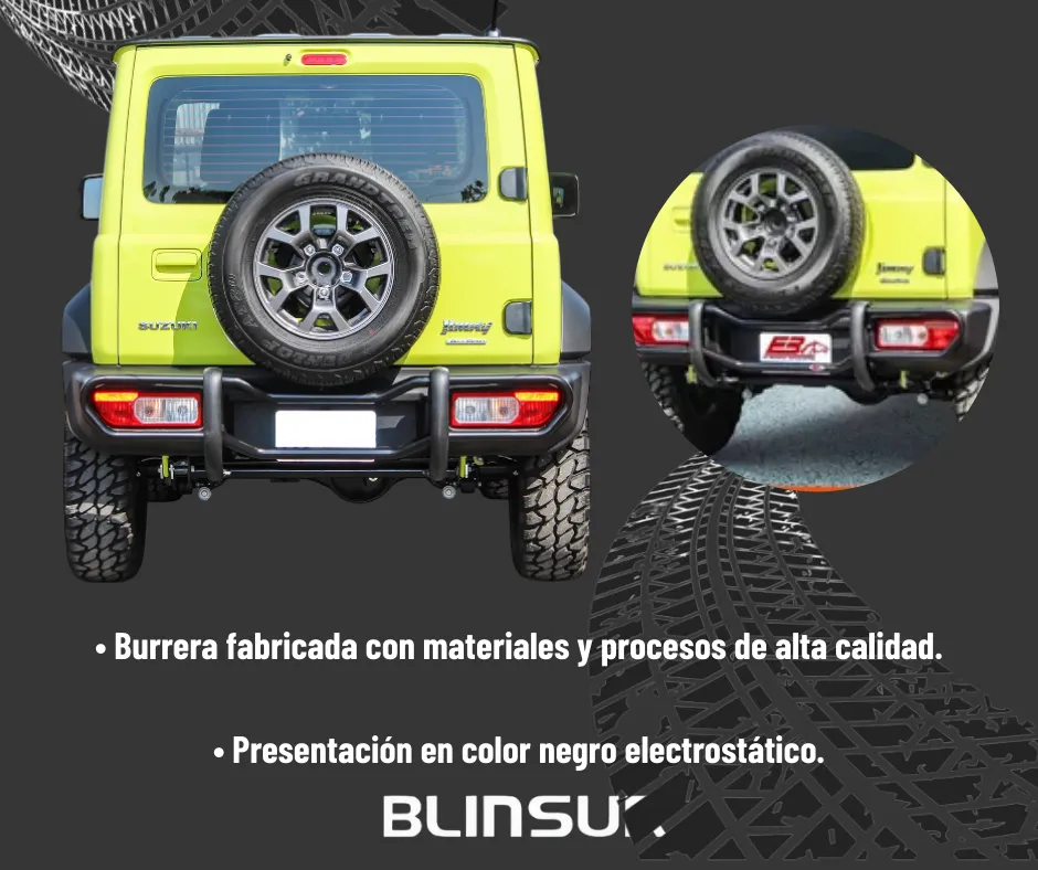 Defensa Bumper Trasero Bronx Suzuki Jimny 2021 - 2025 - Image 2