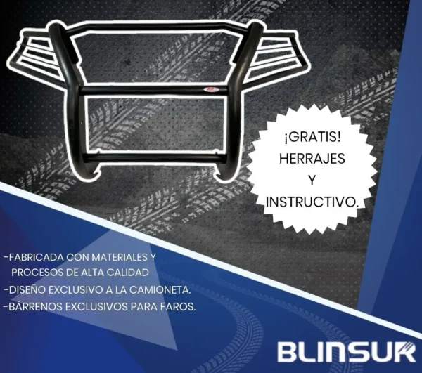 Burrera Tumbaburros Defensa Chevrolet-s10 2017 Calidadbronco