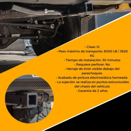 Tirón Enganche Para Nissan Frontier 2024 Pro-4x 4 Cilindros - Image 3