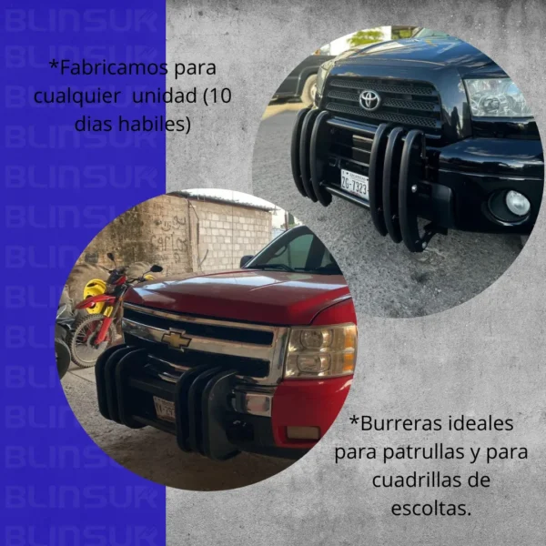 Burrera Delantera Tipo Escolta Para Silverado 2007 - 2025