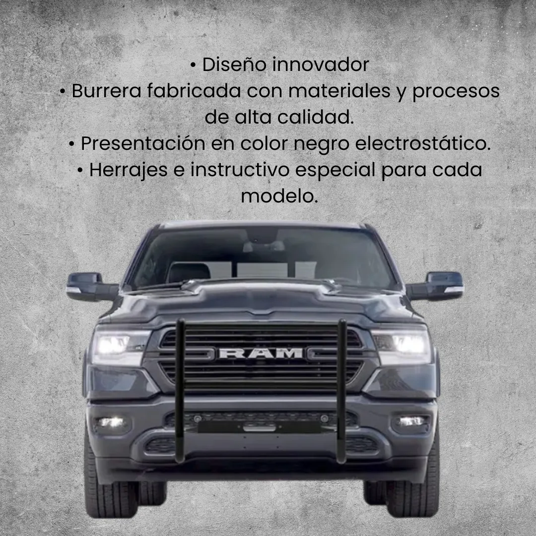 Centro De Burrera Defensa Compatible Con Toyota Tacoma 16-21 - Image 3