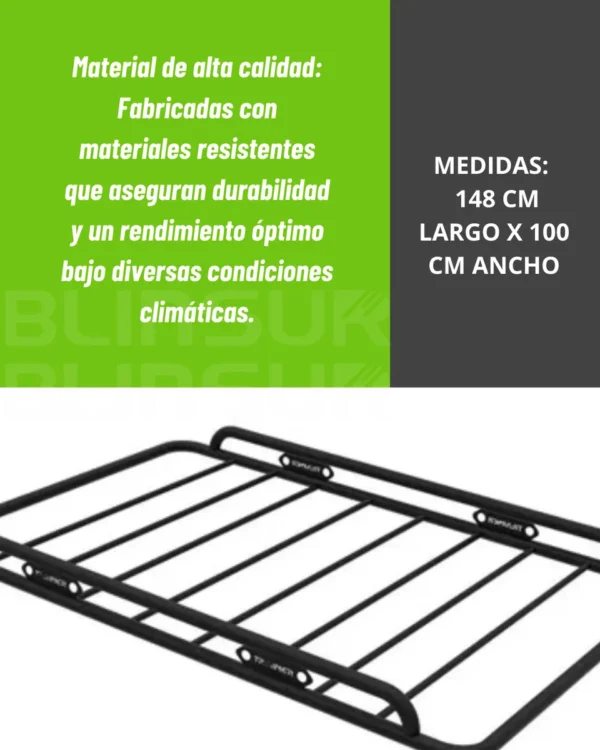 Juego Canastilla Porta Equipaje Y Barras Suzuki Jimny 2021