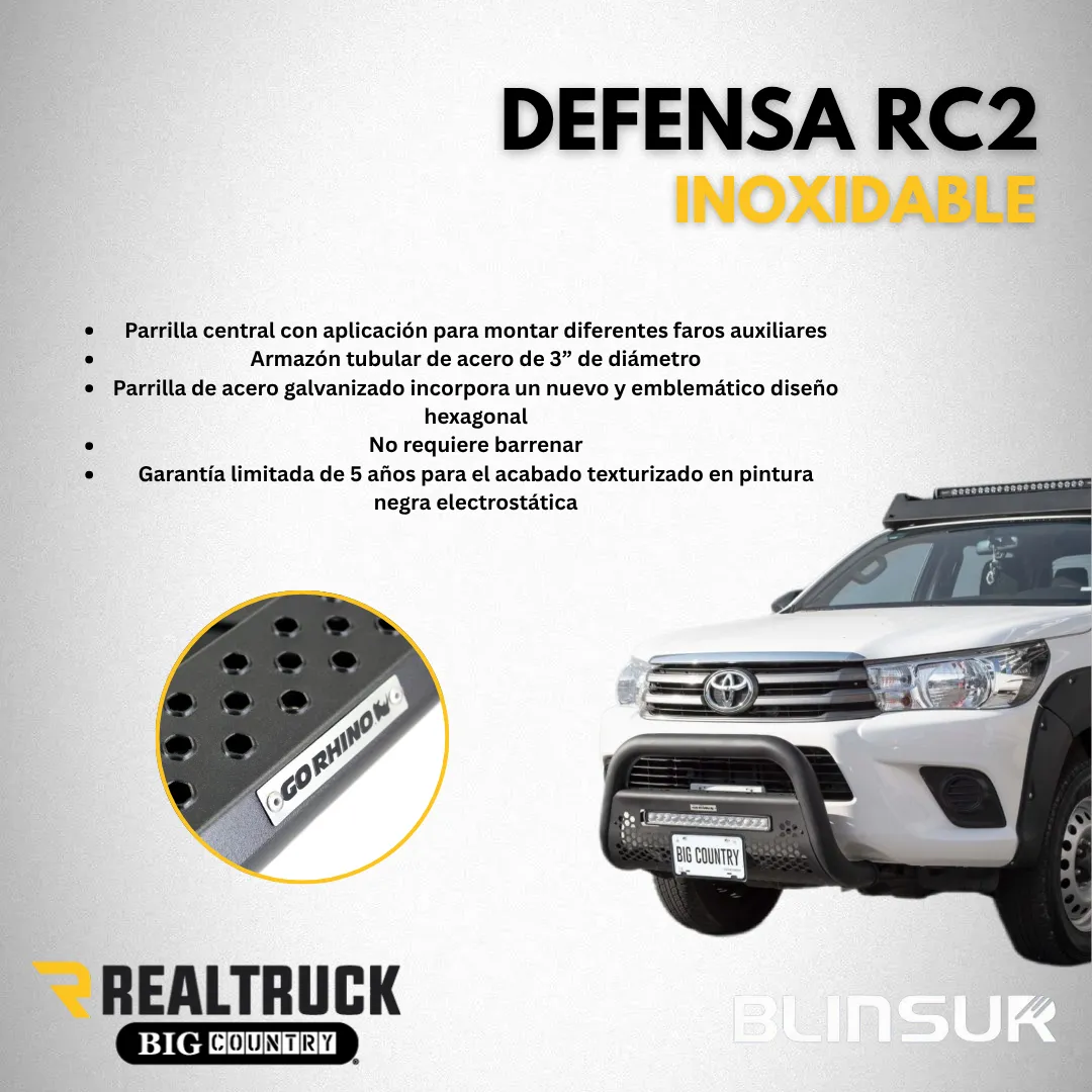 Burrera Defensa Rc2 Inox. Jac Frison T6 2019 - 2023 - Image 3