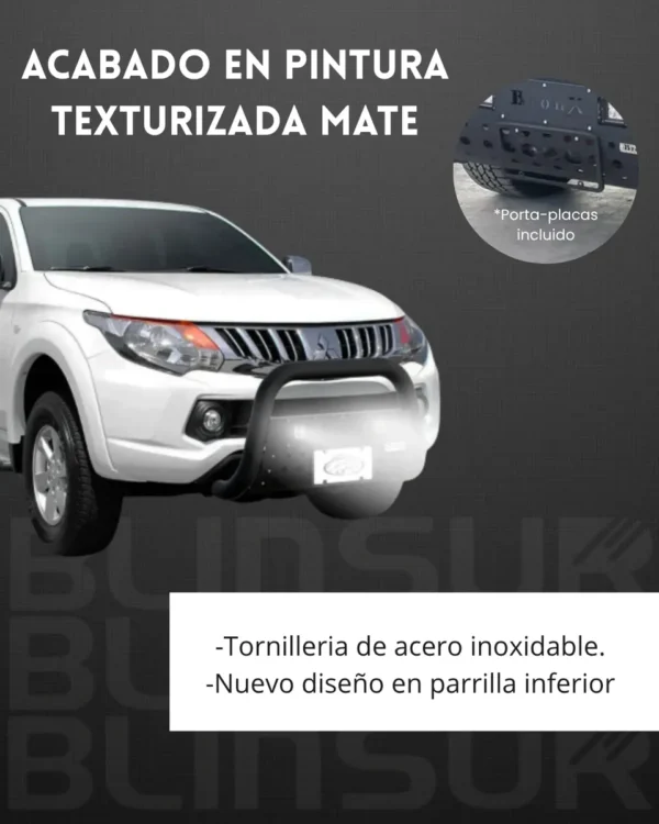 Kit Burrera Black Peugeot Landtrek 4action 2021-2023 + 2 Led