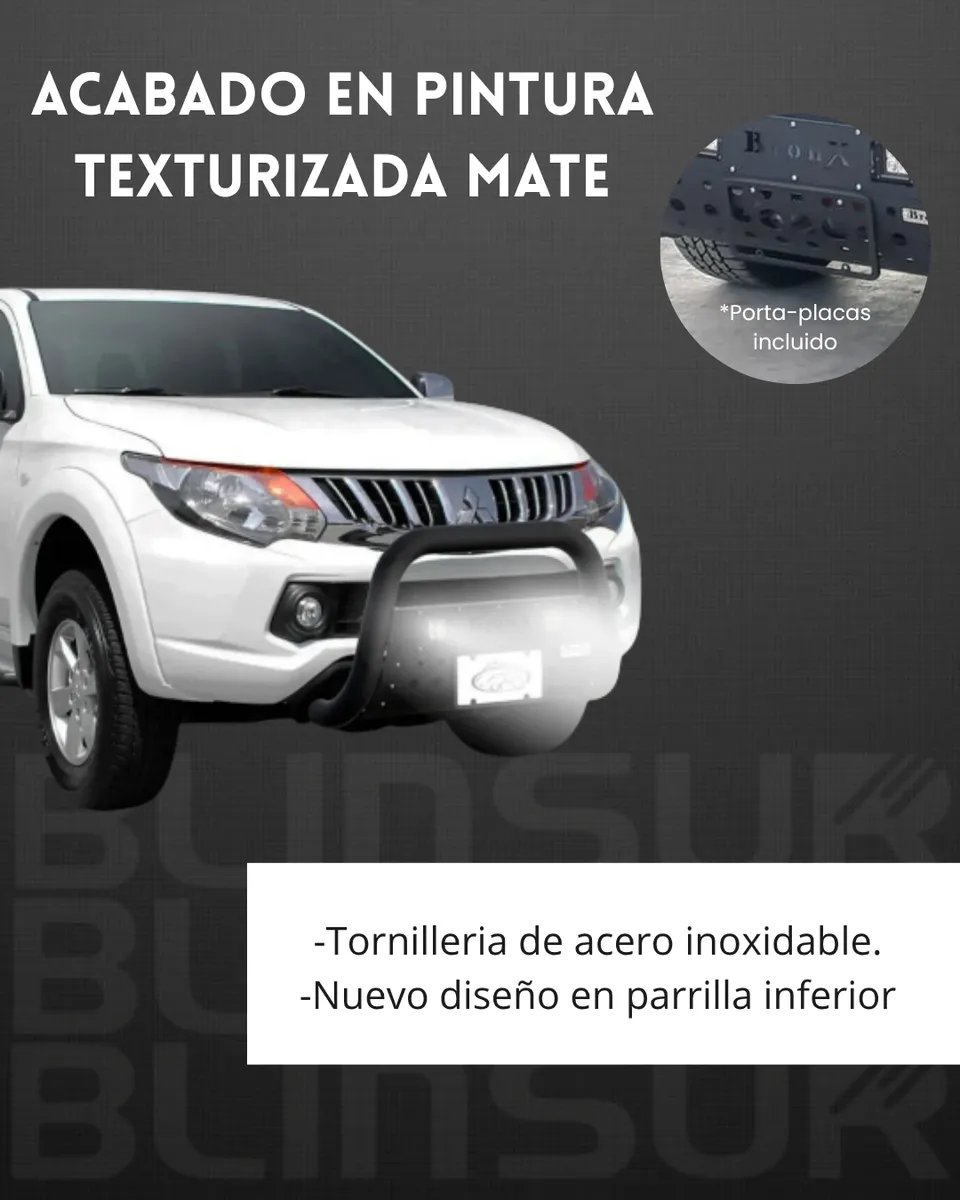 Kit Burrera Black Toyota Tacoma 2016 - 2023 + 2 Faros Led - Image 3