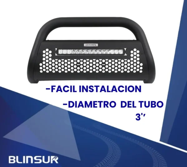 Tumbaburros Rc2 Lr20 C/luz Go Rhino Para Np300 2016-2024