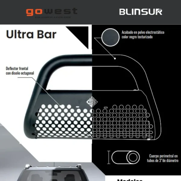 Burrera Ultra Bar Texturizada Para Ford Ranger 1998 - 2009