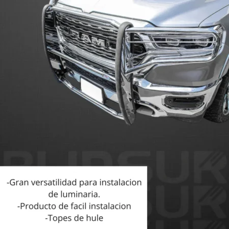 Burrera Super Bronco Cromada Silverado New Line 2007 - 2013 - Image 3