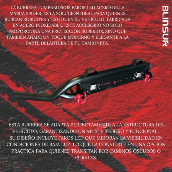Bumper Delantero Con Faros Led Para Ford Ranger 2012-2022