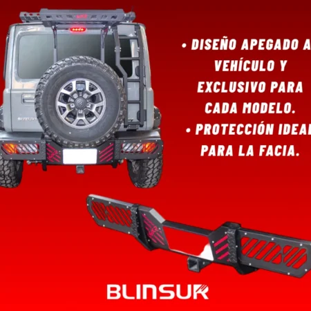 Bumper Trasero 4xr Para Suzuki Jimny C/ Tiron 2021 - 2025 - Image 3