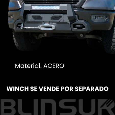 Bumper Delantero Para Winch Toyota Tacoma 2019-2023 - Image 3