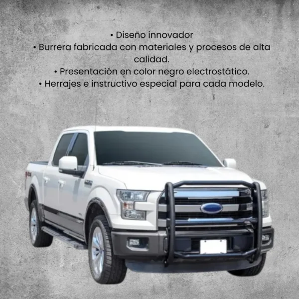 Centro De Burrera Defensa Para Toyota Hilux 2016-2025