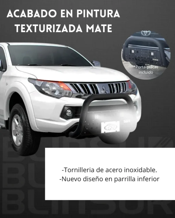 Kit Burrera Black Chevrolet Colorado 2013 - 2015 + 2 Faros