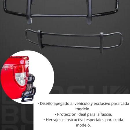 Burrera Bumper Trasero Nissan Np300 Frontier 2016 - 2020 - Image 3