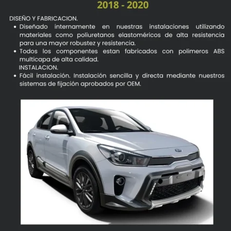 Bumper Guard Delantero Con Faros Drl Kia Rio 2018 - 2020 - Image 3