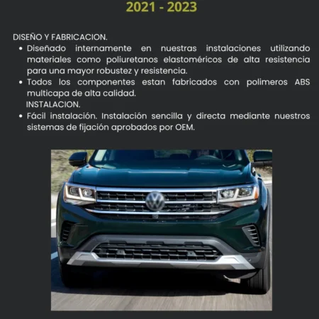 Bumper Guard Delantero Vw Atlas Pa1 2021 - 2023 - Image 3