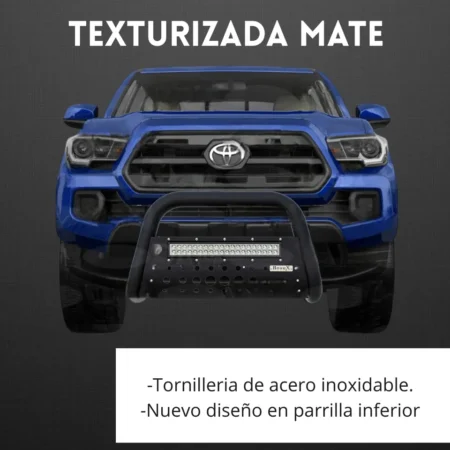 Burrera Black Con Barra Led Np300/frontier/pro-4x 4cil 21-24 - Image 3