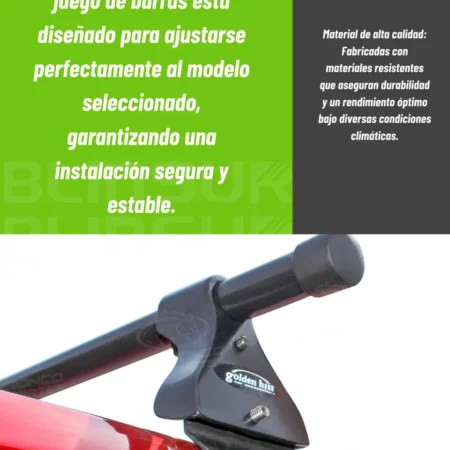 Barras Porta Equipaje Golden Hill Suzuki Jimny 2023 - Image 3