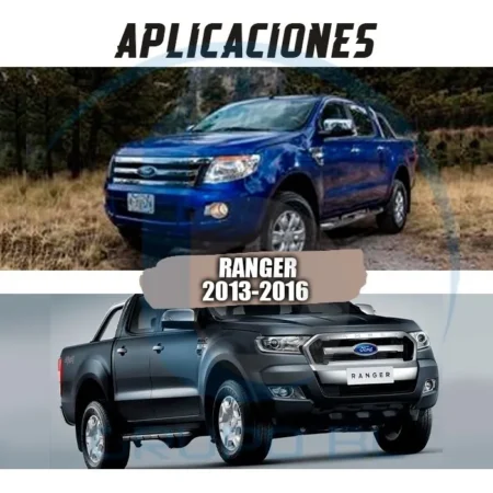 Burrera Super Bronco Ford Ranger 2013-2016 Negro - Image 3