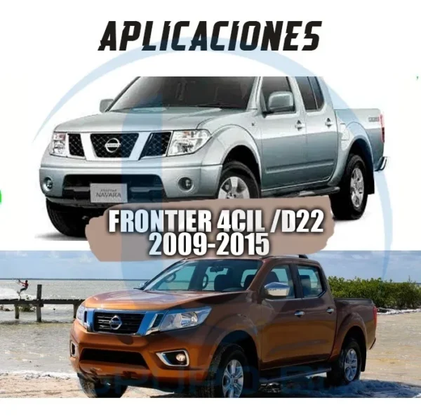 Burrera Super Bronco Nissan D22/frontier 4ci 2009-2015 Negro
