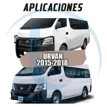 Burrera Super Bronco Nissan Urvan 2015-2016-2017-2018 Negro - Image 3