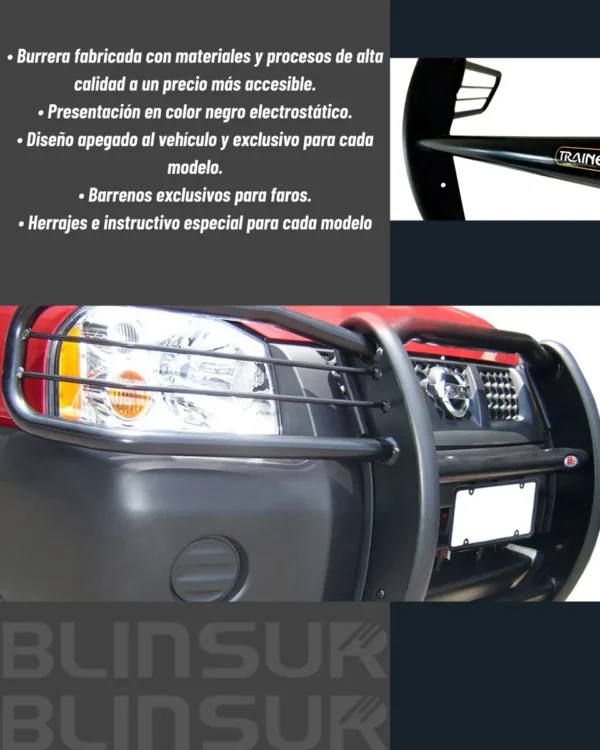 Burrera Cubrefaros Delantera Nissan Pickup D-22 2009 - 2015