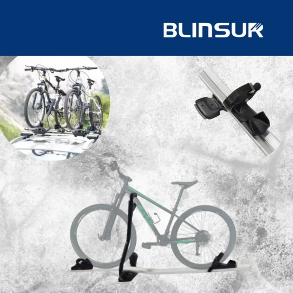 Portabicicletas De Techo Plata Para 1 Bicicleta