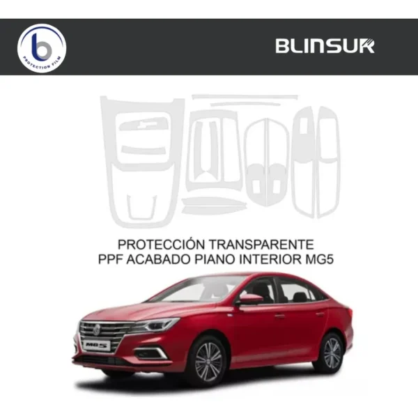 Kit Completo Sticker Puertas Y Panel Central Mg5 2021 2022