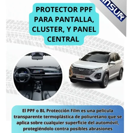 Protección Pantalla Clúster Panel Chirey Tiggo 2 Pro 2024 - Image 3