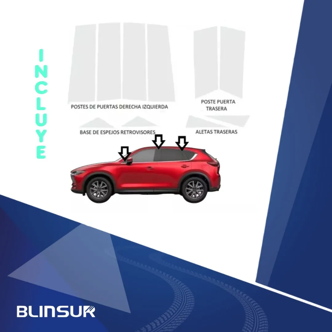 Protección De Pintura Negro Piano Mazda Cx5 2019 Al 2023 - Image 3