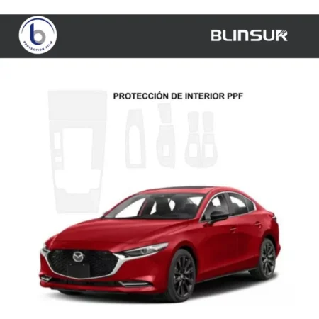 Protector Ppf Transparente Mazda 2019 - 2023 Consola Puertas - Image 3
