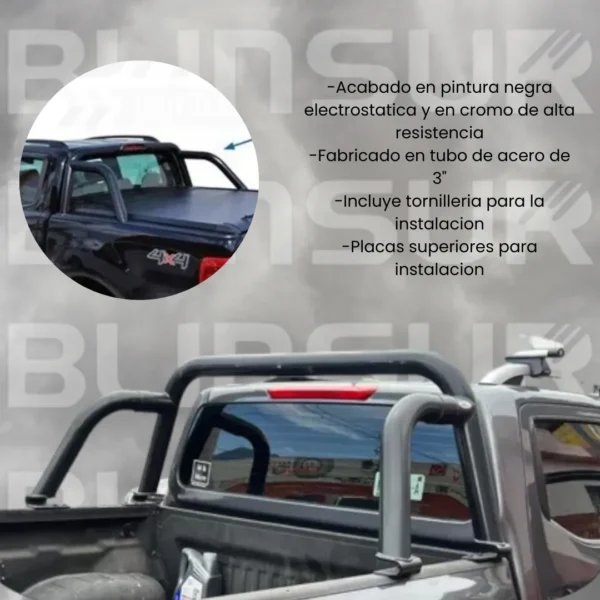 Roll Bar Pasamanos Ford Lobo F150 2002 2003 2004 2005 Bronco