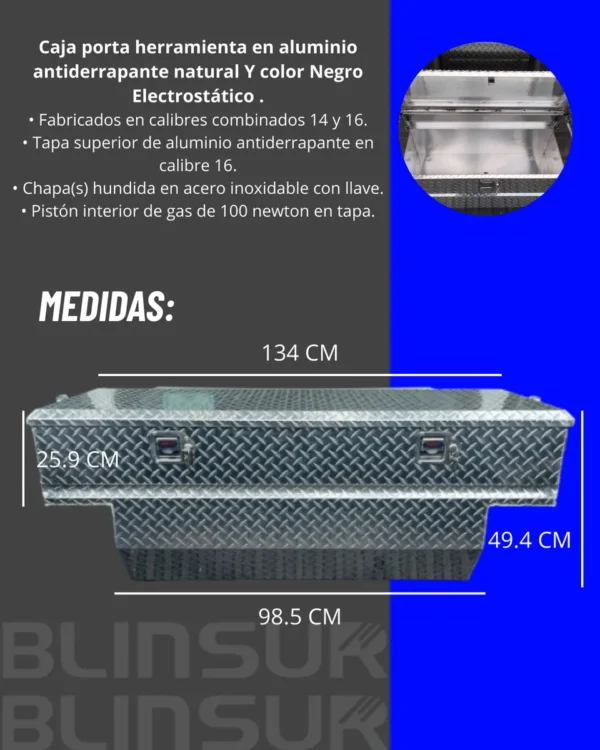 Caja De Herramienta Np300 Frontier 2013 - 2024 + C/resaques