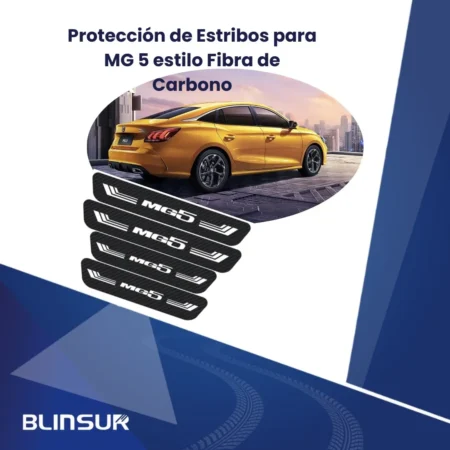 Sticker Protección Bl De Estribos 4 Puertas Para Mg5 - Image 3