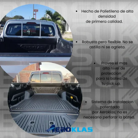 Bed Liner Sobre Riel Toyota Hilux 2016 - 2023 Doble Cabina - Image 3