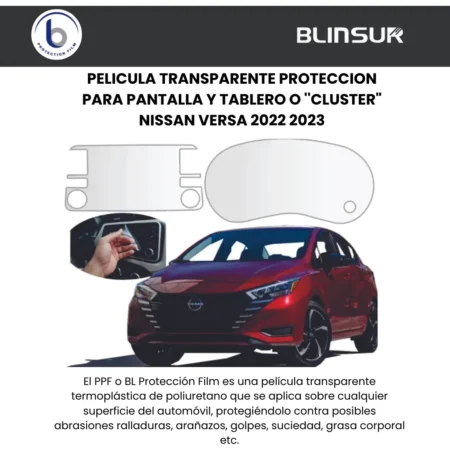 Protección  Pantalla Y Tacometro Nissan Versa 2022 2023 - Image 3