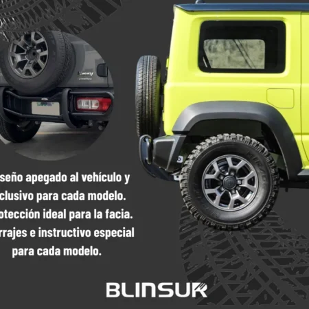 Bumper Trasero Suzuki Jimny 2020 - 2023 Defensa Bronx - Image 3