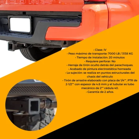 Tiron Jalon De Arrastre Toyota Tacoma 2016 - 2023  Solden - Image 3