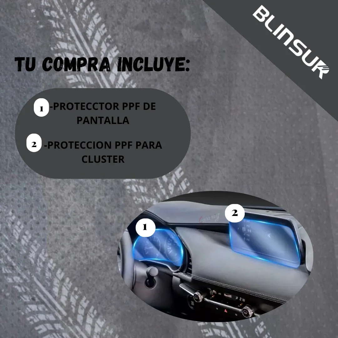 Mica Protector Pantalla Y Tablero Cluster Mazda 3 2019  2023 - Image 3