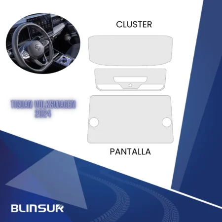 Protección Pantalla Clúster P/central Tiguan Volkswagen 2024 - Image 3