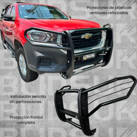 Burrera Defensa Cubre Faros Chevrolet S10 Max 2022 - 2025 - Image 3