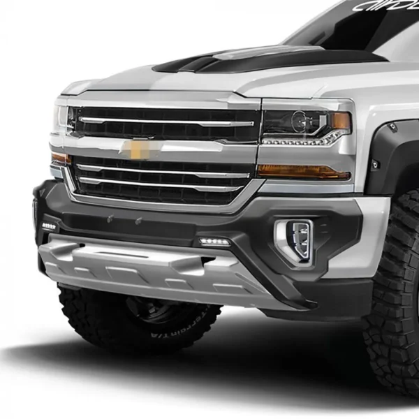 Bumper Delantero Con Led Airdesign Chevrolet Silverado 16-18