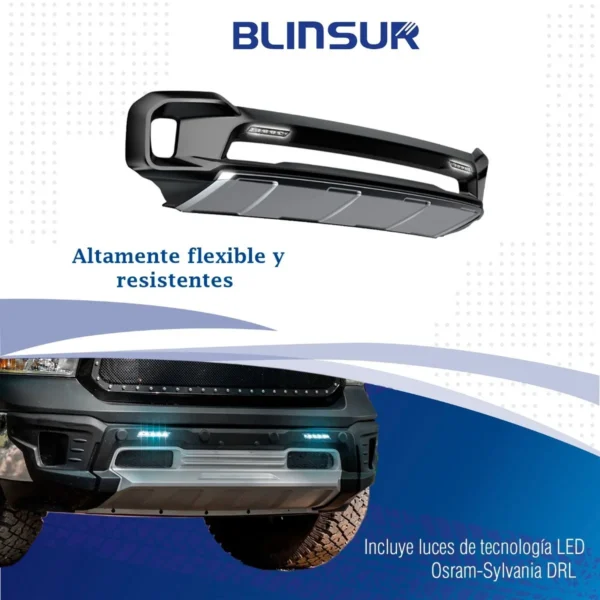 Bumper Delantero Con Led Airdesign Dodge Ram 1500 13-18 Slt