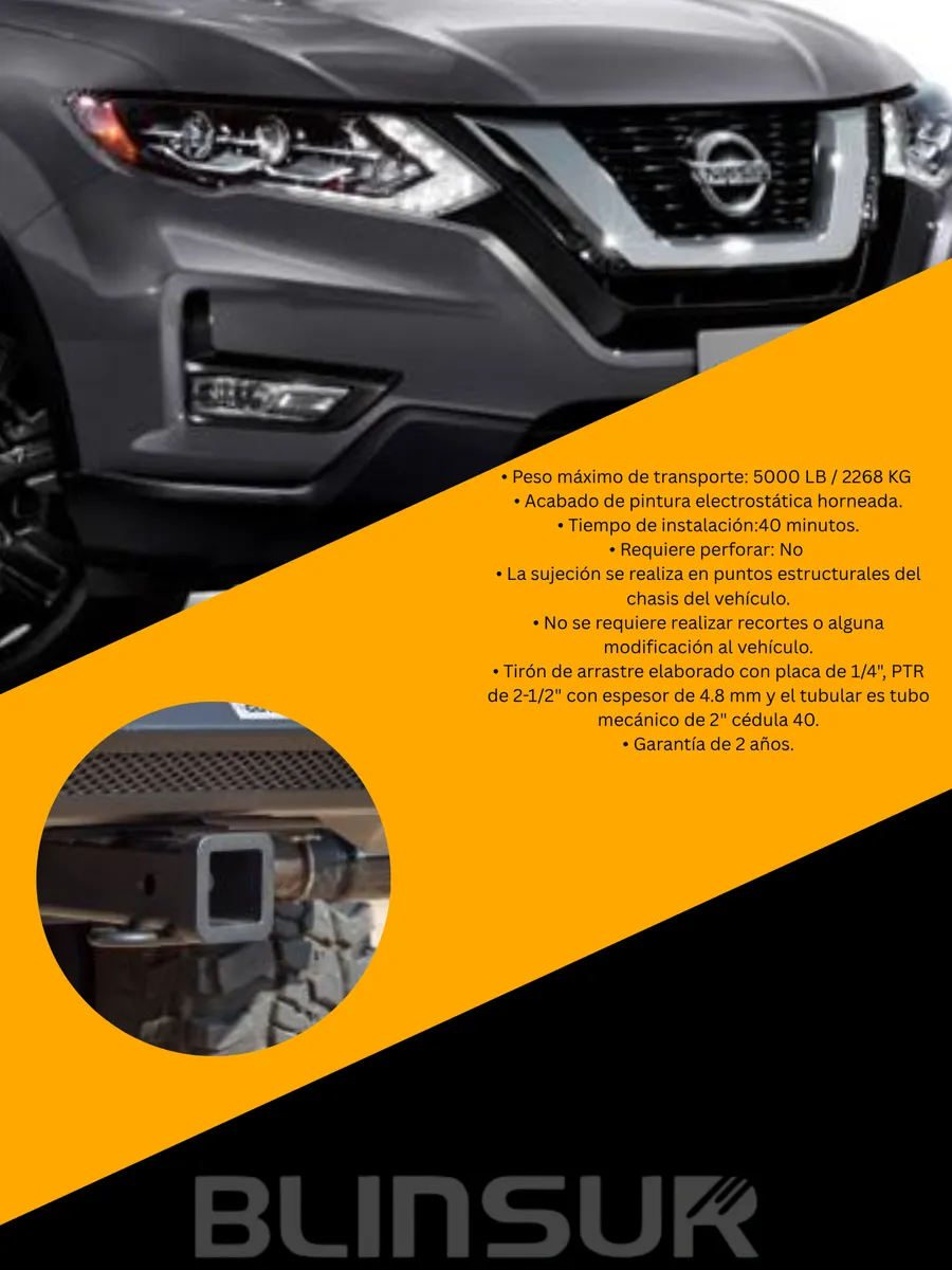 Tiron De Arrastre Gowest Nissan Xtrail 2016-2018 - Image 3