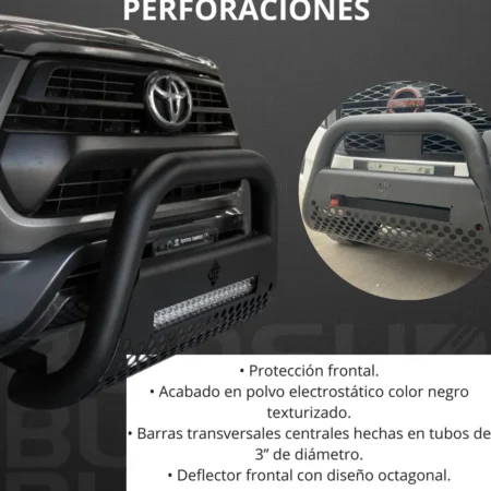 Burrera Ultra Bar Toyota Hilux 2016 -2022 Con Barra Led - Image 3