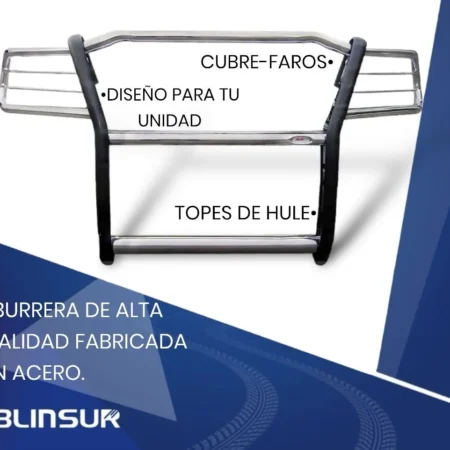 Burrera Defensa Cubrefaros Cromada Silverado 3500 - Image 3