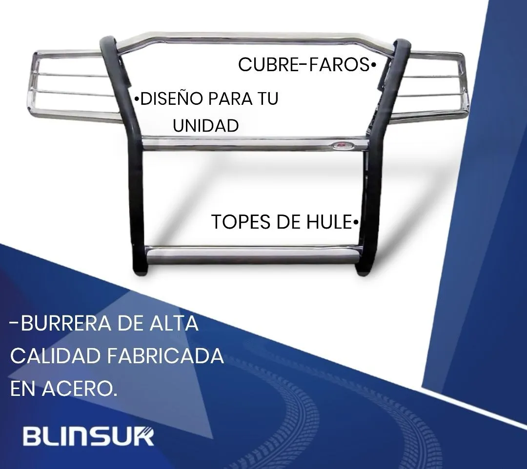 Burrera Defensa Cubrefaros Cromada Silverado 3500 - Image 3