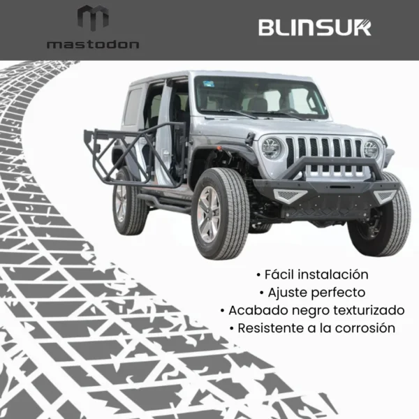 Set Puertas Tubulares Jrz Jeep Jl 2019 - 2023 Mastodon
