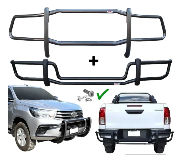 Bumper Delantero Y Trasero Toyota Hilux 2016 - 2022 Bronx