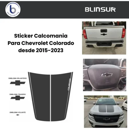 Calcomanía Para Cofre Compatible Con Chevrolet Colorado - Image 4